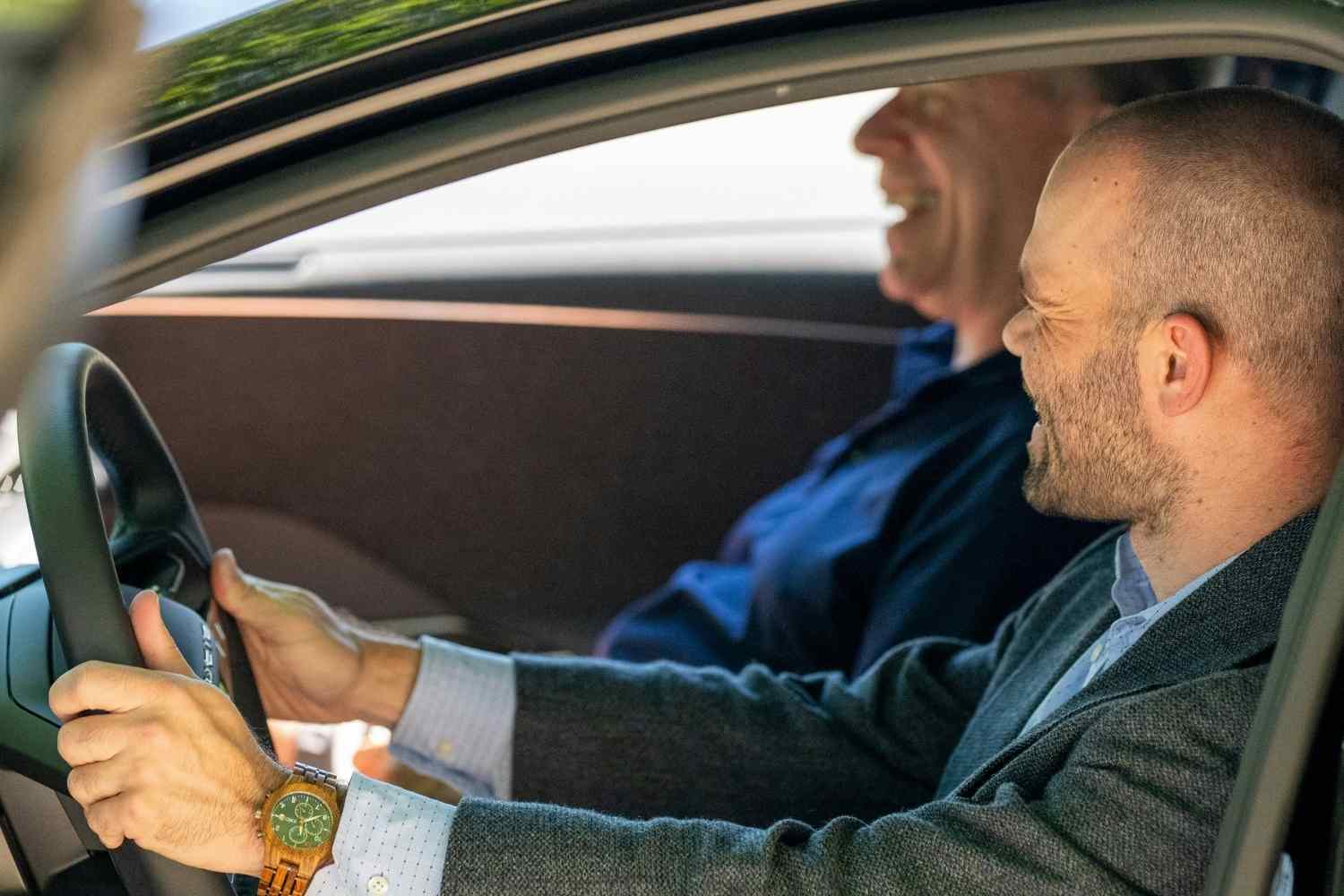 driver with driving therapist